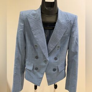 Veronica Beard Plaid Blazer size 00